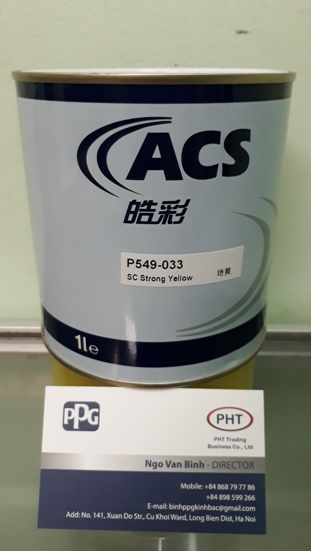 Sơn gốc màu vàng mạnh P550-033