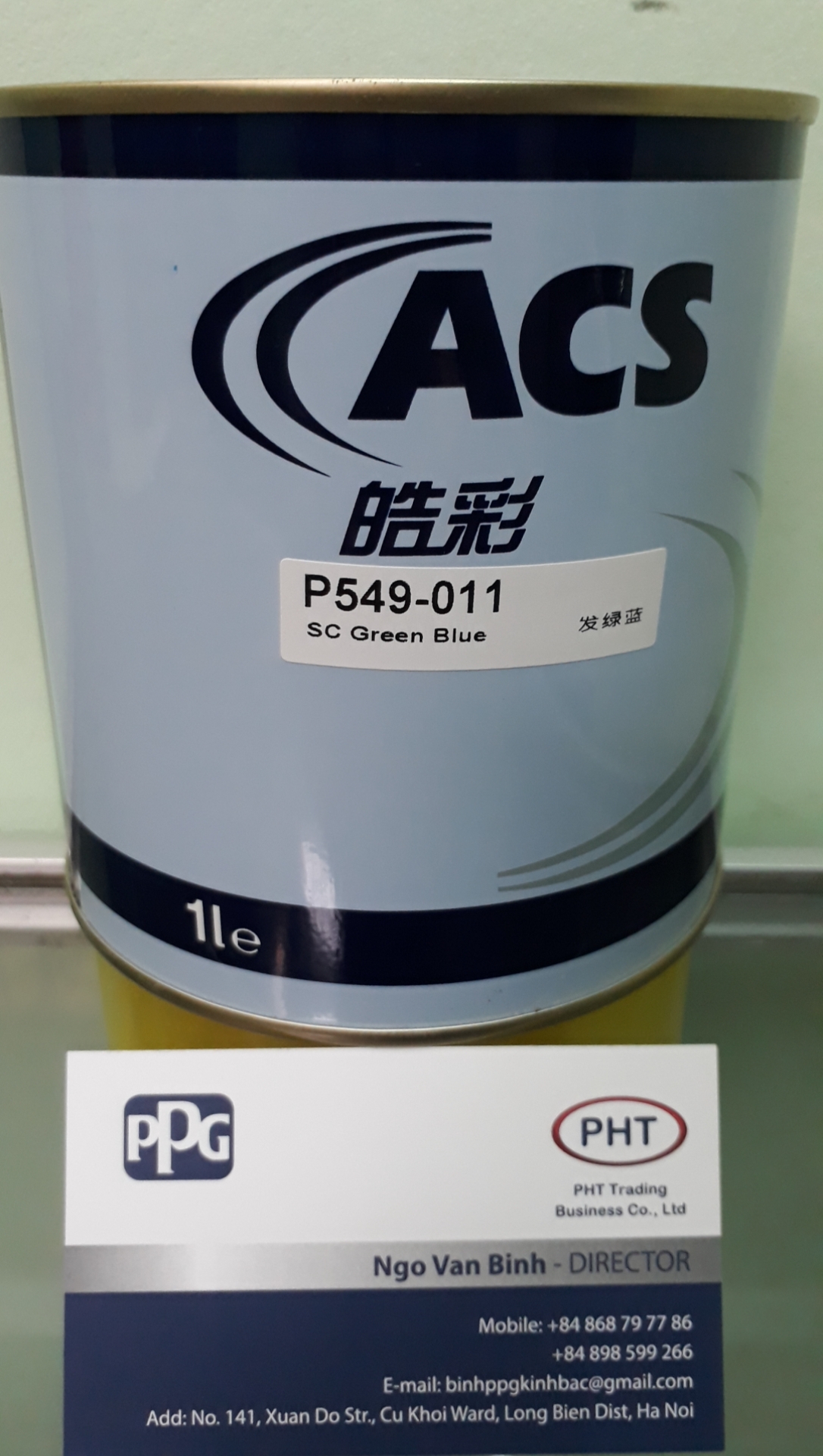 Sơn gốc màu xanh lam P550- 011